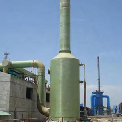 So2 Pulizzatori umido asciutto Pulizzatore assorbimento di ammoniaca Frp torre di spruzzo per gas di scarico