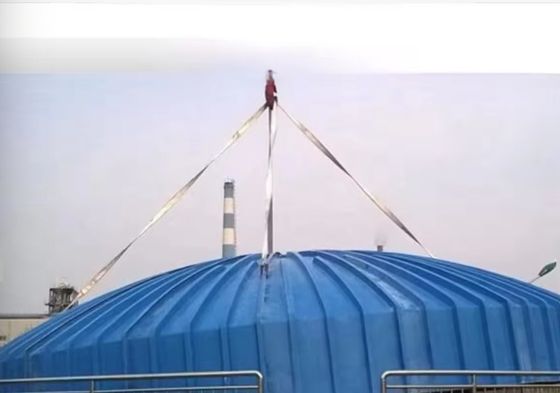 Copertura di pioggia in FRP Piscine fognarie in FRP Copertura ad arco raccolta di odori Arco sigillato di gas di scarico antiodore