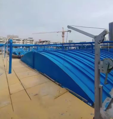 Copertura in FRP industriale Piastra di trattamento delle acque di scarico Serbatoio di scarico di fibra di vetro Copertura in FRP ad arco