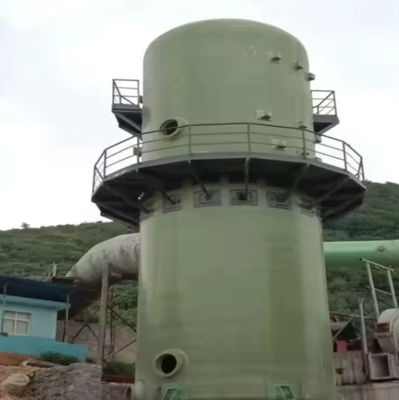 Lavatrice di gas di scarico per la desolforazione / depuratore di gas Torre in fibra di vetro industriale GRP FRP