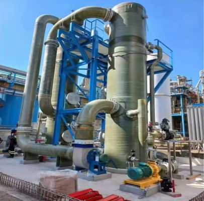 Torre di desolforazione dei gas di scarico in fibra di vetro FRP GRP per la purificazione dei gas di scarico