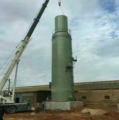 Torre di assorbimento di desolforazione in fibra di vetro FRP GRP Scrubber Torre di purificazione in fibra di vetro FRP