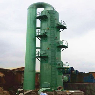 Torre di desolforazione dei gas di combustione di FRP leggero Trattamento dei gas di scarico Rimozione di solfuro