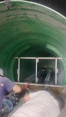Stazione di pompaggio integrata in FRP su misura Stazioni di pompaggio prefabbricate per scarico