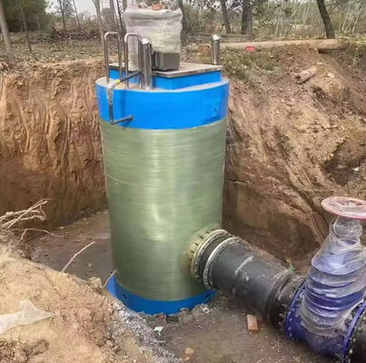 Stazione di sollevamento delle acque reflue di grande capacità Prefabbricata Stazione di pompa delle acque reflue