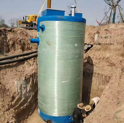 Stazione di sollevamento delle acque reflue di grande capacità Prefabbricata Stazione di pompa delle acque reflue