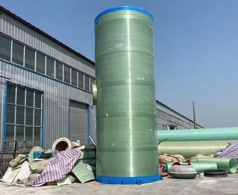 IP68 stazione di pompaggio GRP FRP intelligente stazione di pompaggio in fibra di vetro sepolta prefabbricata