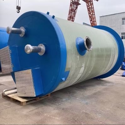 Stazione di pompaggio sommergibile prefabbricata in FRP per il sollevamento dell'acqua e il trattamento delle acque reflue