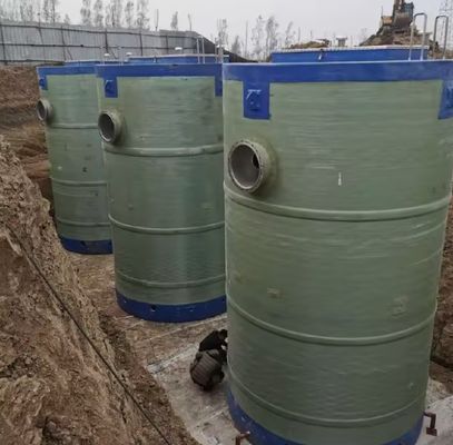 Stazione di sollevamento dell'acqua integrata Frp Grp Acqua piovana sepolta