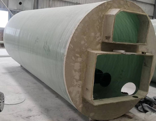 100 m3/h Frp Acqua piovana Acqua di scarico Stazioni di pompaggio prefabbricate Stazione di pompaggio integrata di sollevamento