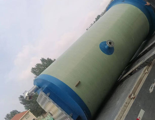 100 m3/h Frp Acqua piovana Acqua di scarico Stazioni di pompaggio prefabbricate Stazione di pompaggio integrata di sollevamento