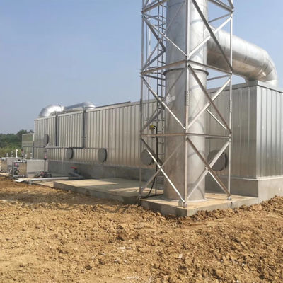 Casella di deodorazione biologica in FRP in acciaio al carbonio Grp Deodorazione dei gas di scarico