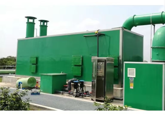 Casella di deodorazione biologica in FRP in acciaio al carbonio Grp Deodorazione dei gas di scarico