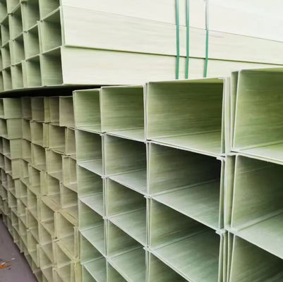 Profili in fibra di vetro rinforzati in plastica GFRP FRP colore personalizzato