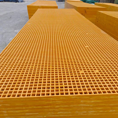 Griglie quadrate in fibra di vetro FRP ignifughe Spessore 25 mm 30 mm 38 mm 50 mm