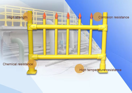 Sistema di ringhiera in fibra di vetro resistente alle intemperie