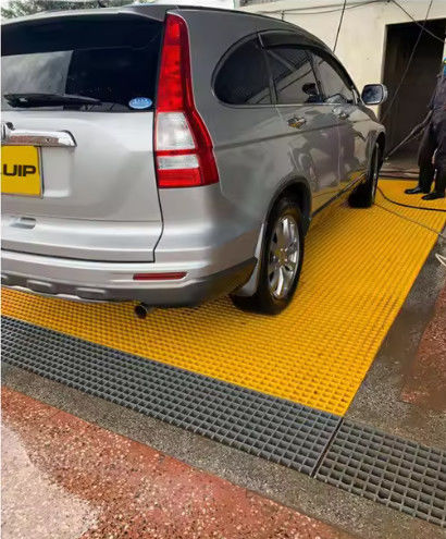 Moderno stile Frp Griglia pannelli di fibra di vetro Griglia foglio 1220x3660mm Per lavanderia auto