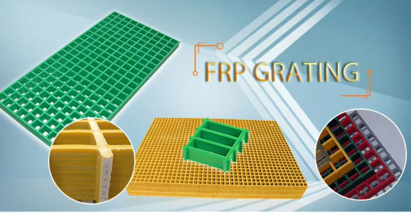 Griglia a maglia in FRP GRP quadrata, resistenza alla corrosione