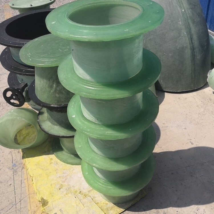 Fittings per tubi GRP a colori personalizzati Fittings per tubi di plastica rinforzati a fibra Trattamento delle acque reflue