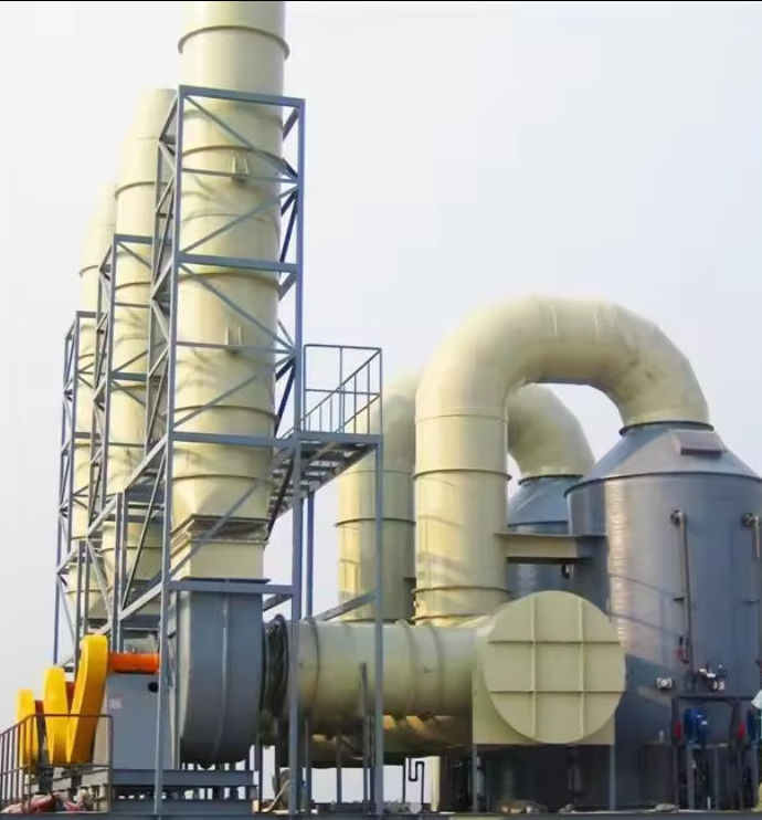 Torre di assorbimento GRP per il trattamento dei gas di scarico e della nebbia acida