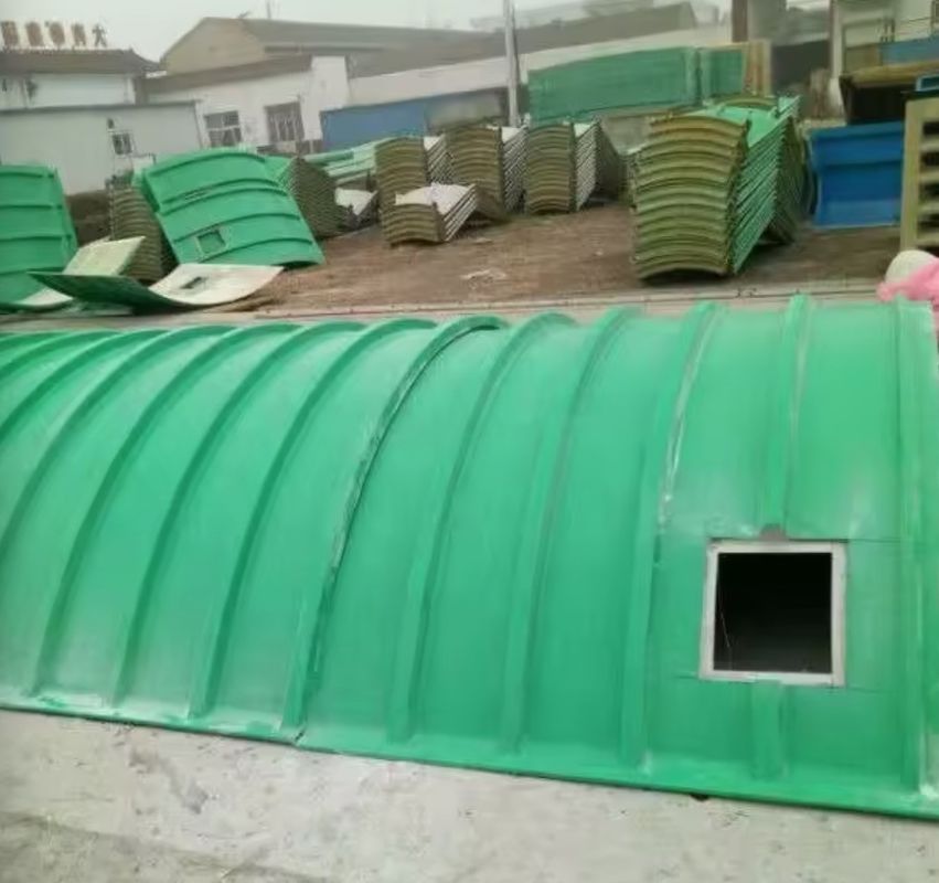 Copertura del serbatoio delle acque reflue resistente alla corrosione Frp Grp Per ingegneria dei sistemi di trattamento delle acque reflue
