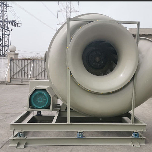 Ventilatore ad alta potenza eolica rotondo in FRP a soffiatura centrifughe anti-corrosione basso rumore
